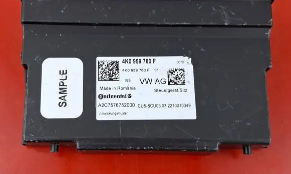Audi A6 S6 C8 4K Seat control module 4K0959760F