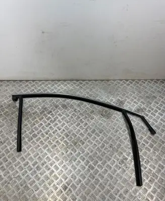 Front door glass trim molding