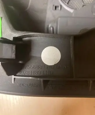 Dash center speaker trim cover
