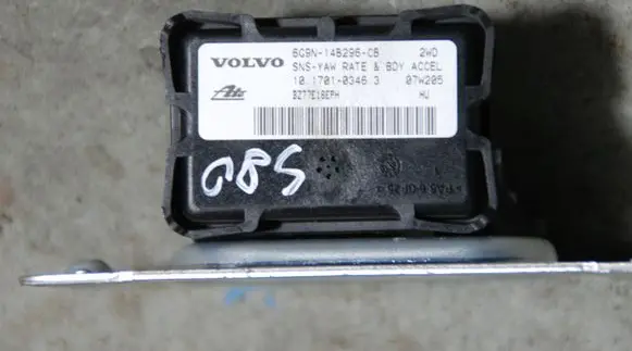 ESP acceleration yaw rate sensor