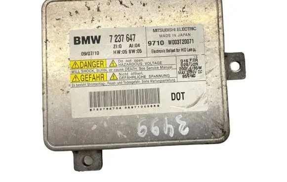 BMW 7 F01 F02 F03 F04 Headlight ballast module Xenon 7237647 W003T20071