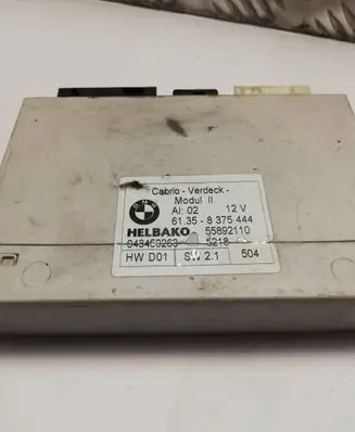 BMW 3 E46 Sunroof control unit/module 8377444 55892110 043450263