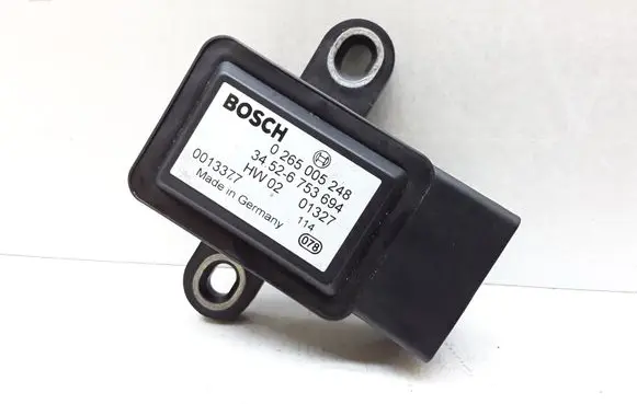 BMW 5 E39 ESP acceleration yaw rate sensor 6753694 0265005248