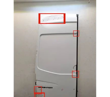 Mercedes-Benz Sprinter W906 Back/rear loading door 