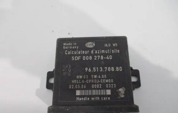 Peugeot 407 Light module LCM 9651378880 5DF00827840