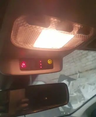 Front seat light