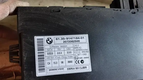 Mini One - Cooper R56 Immobilizer control unit/module 5WK49513JBR 9147184 2072062946