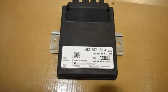 Audi R8 4S Trunk lid opening control unit 4S0907160A55