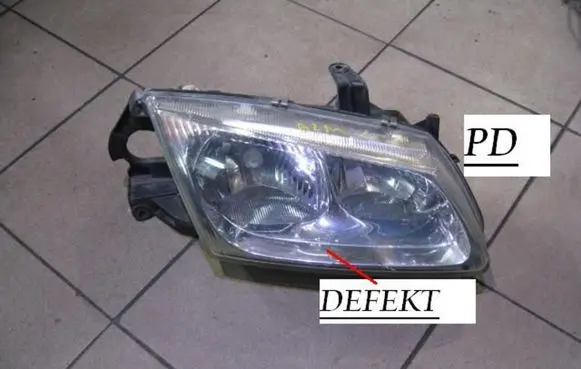 Nissan Almera N16 Headlight/headlamp 89003330