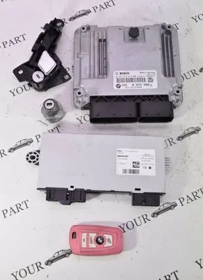 BMW 5 F10 F11 Engine ECU kit and lock set 0281019872 8574380