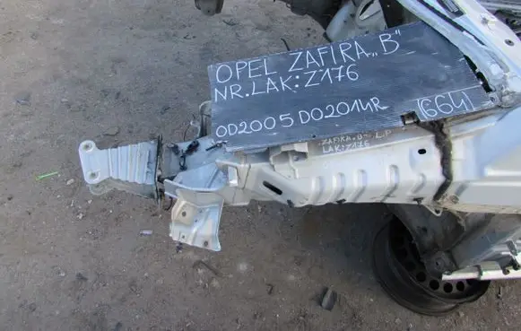 Opel Zafira B Frame 