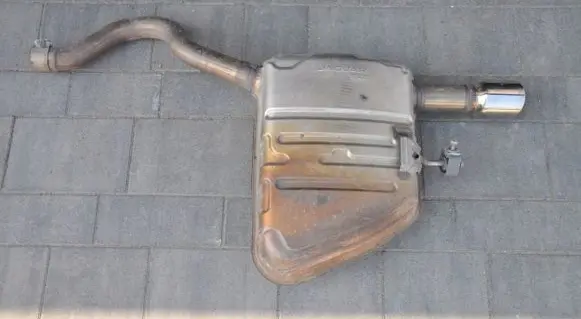 Jaguar XF X250 Muffler ending 