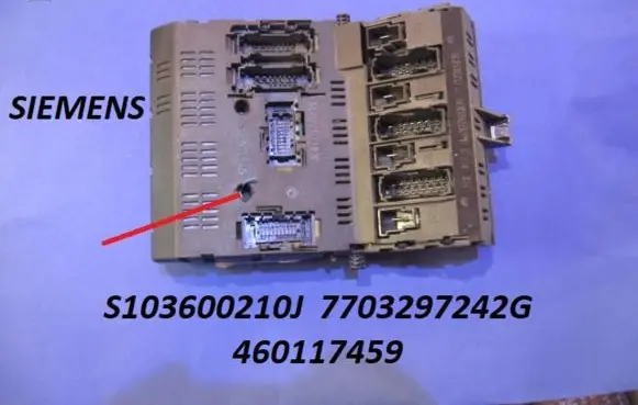 Renault Scenic I Fuse box set S103600210J 7703297242G