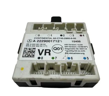 Mercedes-Benz S W222 Door control unit/module A2229001712 A2229025311