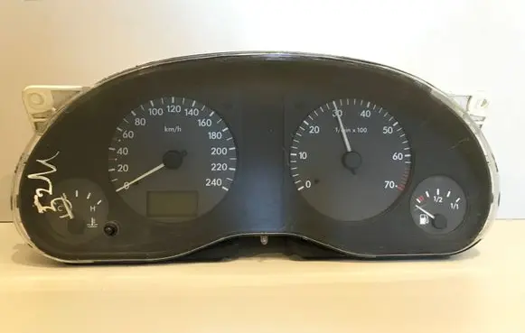 Volkswagen Sharan Speedometer (instrument cluster) 7M0919860F 95VW10849MA T004341