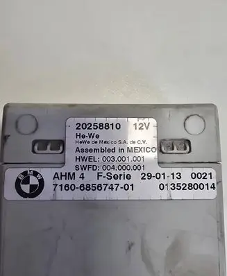 BMW 5 F10 F11 Other control units/modules 20258810 004000001 0135280014