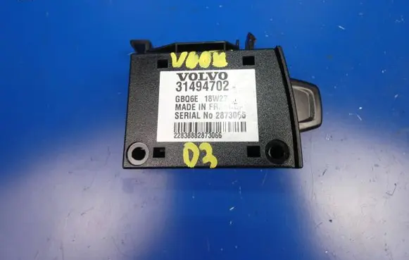 Volvo V60 Ignition key card reader 31494702 GB06E18W27 2873066