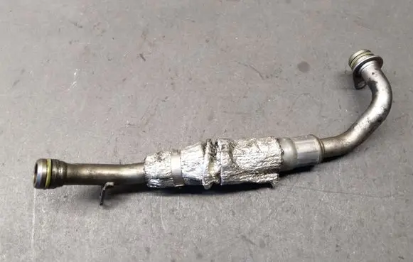 Audi A6 S6 C6 4F Turbo turbocharger oiling pipe/hose 059145735N
