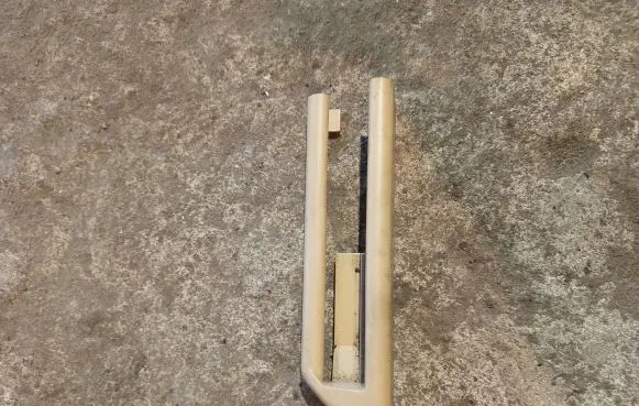 BMW X5 E70 Front passenger seat rail trim 7165392