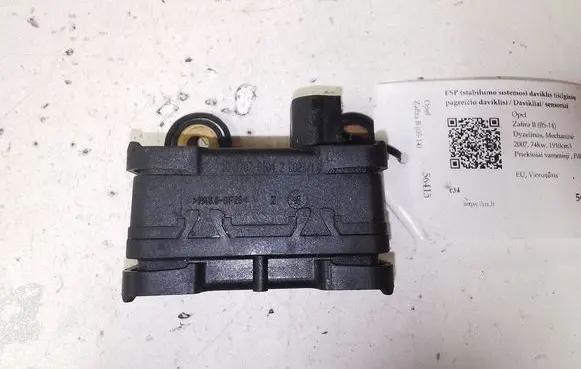 Opel Zafira B ESP acceleration yaw rate sensor 13208665 10170103623
