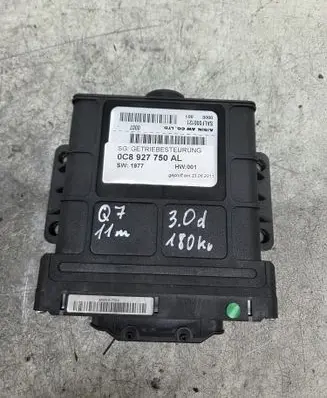 Audi Q7 4L Gearbox control unit/module 0C8927750AL