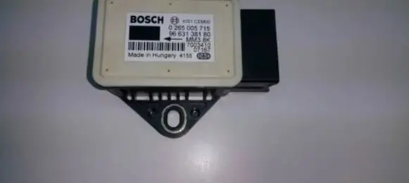 Citroen C4 I Picasso ESP acceleration yaw rate sensor 9663138180 0265005715