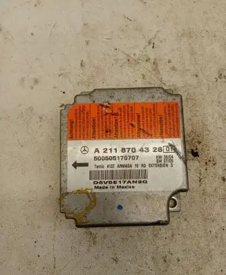 Mercedes-Benz E W211 Airbag control unit/module A2118704326 500505170707 D6V5E17AN2Q