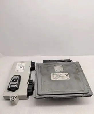 BMW 7 F01 F02 F03 F04 Engine ECU kit and lock set 7633038 9268751 5WK93338