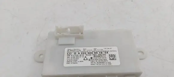 Mercedes-Benz C W205 Keyless (KESSY) go control unit/module A2229024715