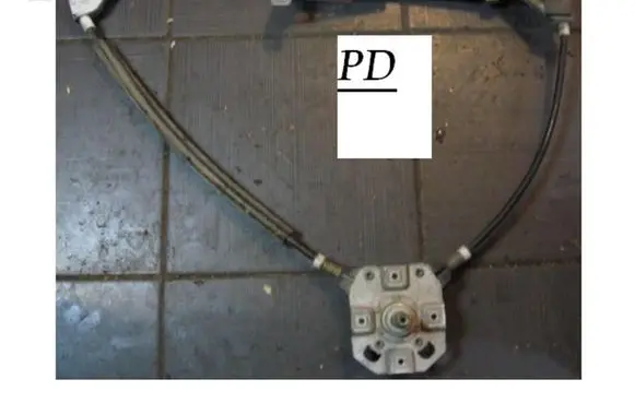 Audi 80 90 S2 B4 Front door manual window regulator 