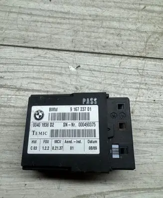 BMW 5 E60 E61 Seat control module 9167237 000490375