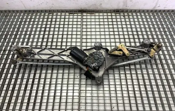 Front wiper linkage and motor