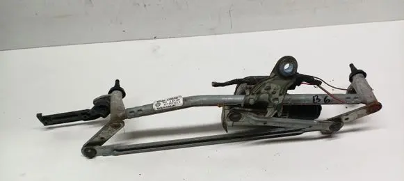 Volkswagen PASSAT B6 Front wiper linkage and motor 3C1955023G