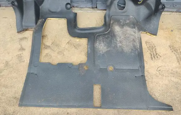 Renault Trafic II (X83) Front floor carpet liner 93863131 8200939591