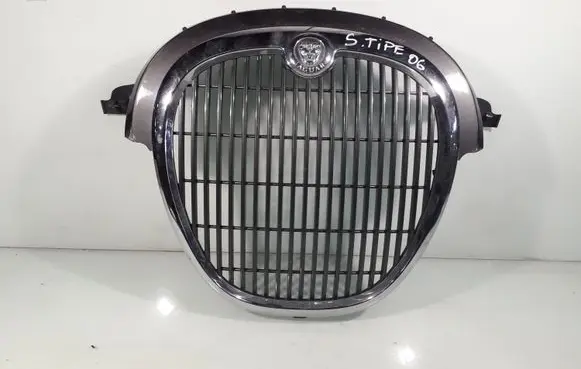 Jaguar S-Type Front bumper upper radiator grill 43838A133DB 80204 4R838A100AB