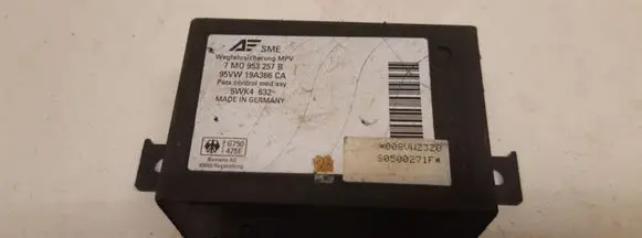 Volkswagen Sharan Alarm movement detector/sensor 7M0953257B