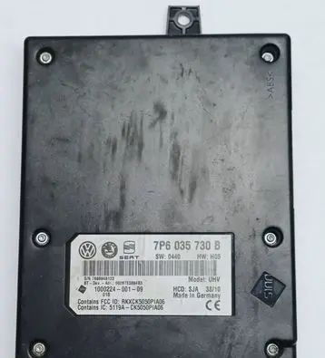 Volkswagen PASSAT CC Bluetooth control unit module 7P6035730B