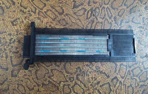 Electric cabin heater radiator