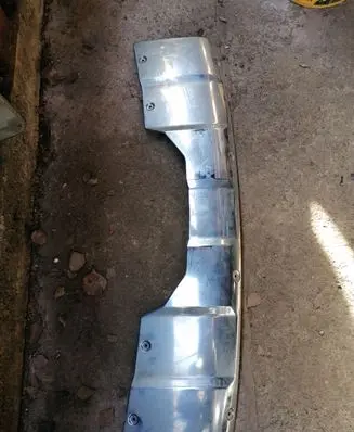 Rear bumper lower part trim