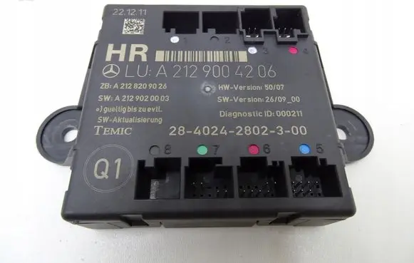 Mercedes-Benz C W204 Door control unit/module A2129004206