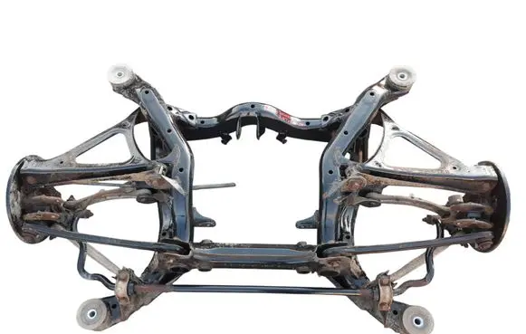 Volkswagen Touareg I Rear subframe 7L0500041 7L0599327A