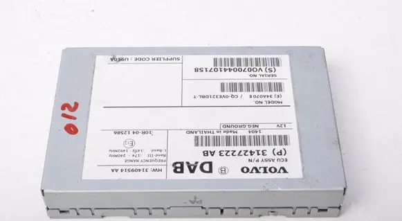 Volvo S60 Head unit multimedia control 31427223