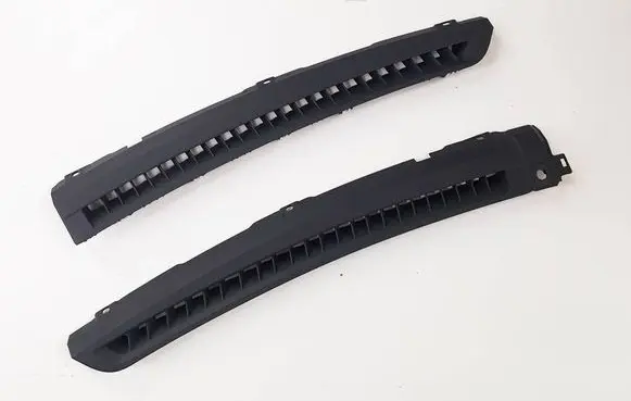 Dashboard air vent grill cover trim