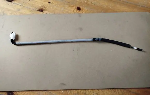Rear door cable line