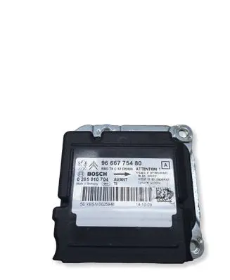 Peugeot 3008 I Airbag control unit/module 9666775480 0285010704 YBSN0025948