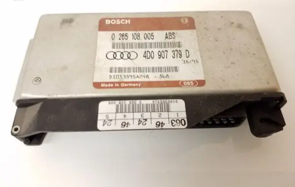 Audi A4 S4 B5 8D ABS control unit/module 0265108005ABS 4D0907379D