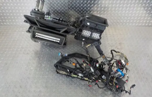 Interior heater climate box assembly