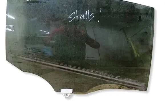 Mazda 6 Rear door window glass 43R00123PT