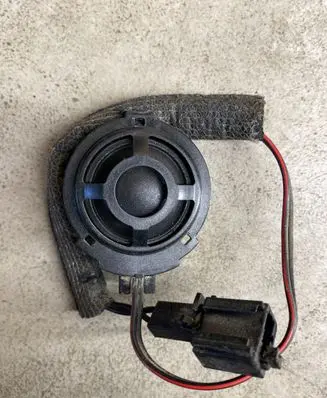 Front door high frequency speaker