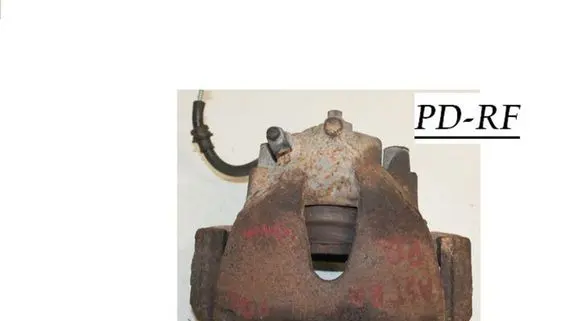 Opel Zafira A Front brake caliper 54645 542292